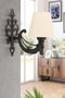 Opviq Gloria Lámpara de Pared Crema y Negro